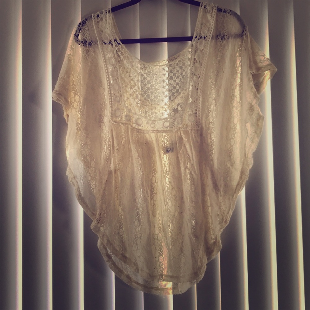 Flowery Lacey top
